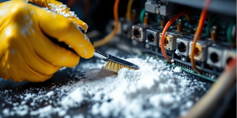 Clean the Battery Tray and Terminals