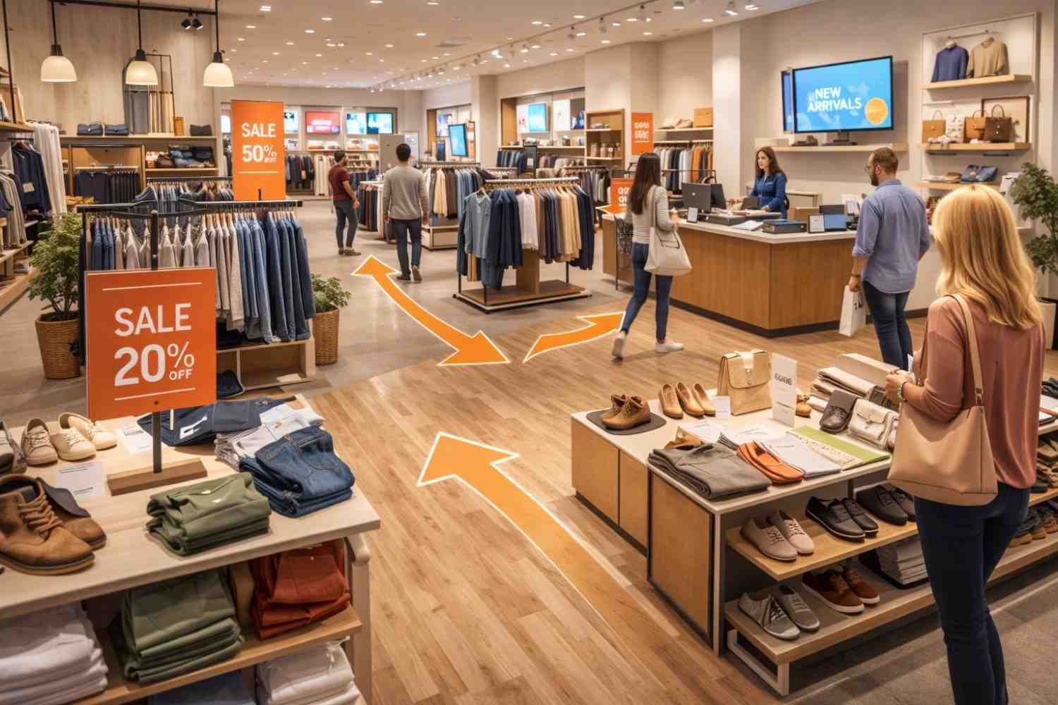 Inside your retail space, layout matters.