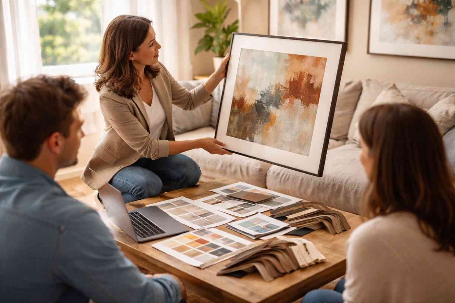 In-Home Art Consultation Ideas to Make Your Space Feel Curated