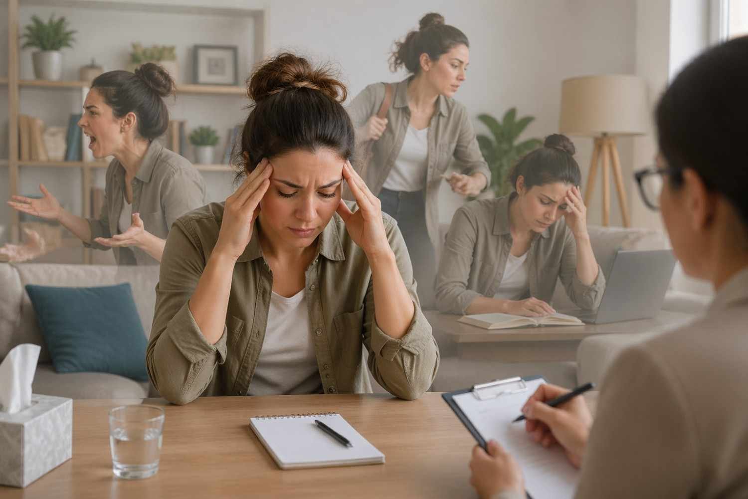 Restlessness, impulsive behaviour, or mental overload