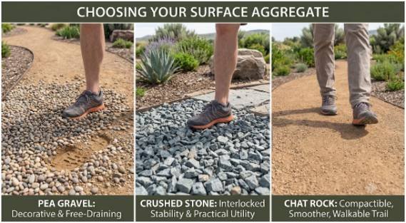 How to Decide Between Chat Rock, Pea Gravel, and Crushed Stone