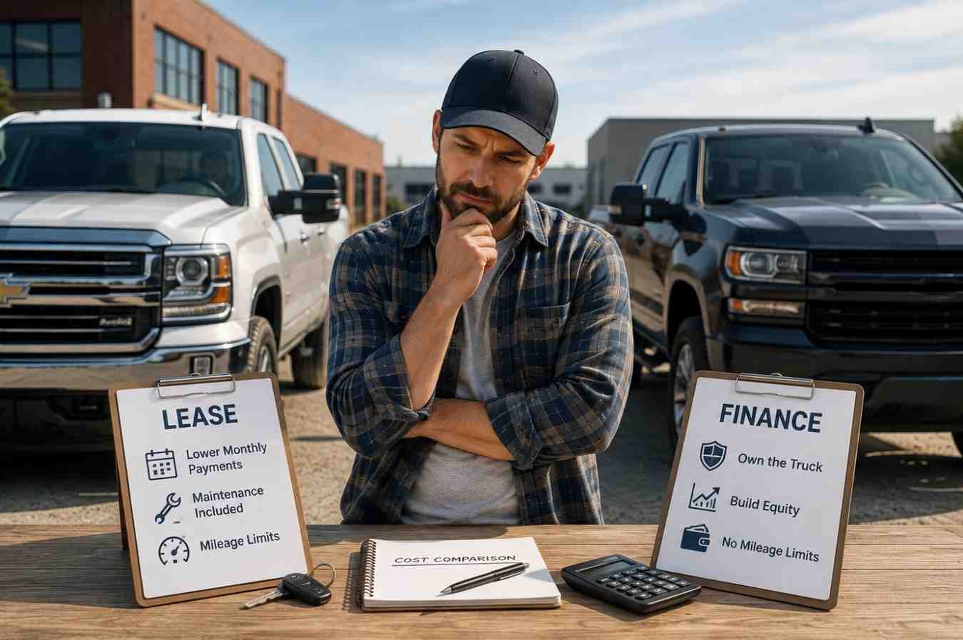 Leasing vs. Financing a Full-Size Truck: What It Actually Costs